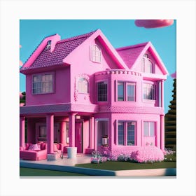Barbie Dream House (752) Canvas Print