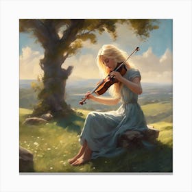Violinist 5 Canvas Print