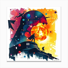 Star Wars The Force Awakens 8 Canvas Print