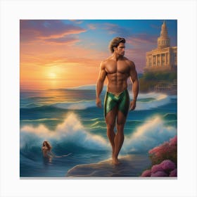 Mermaid Canvas Print