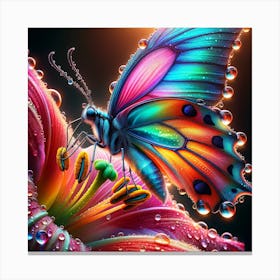 Colorful Butterfly Canvas Print