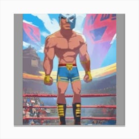 Wwe Champion Canvas Print