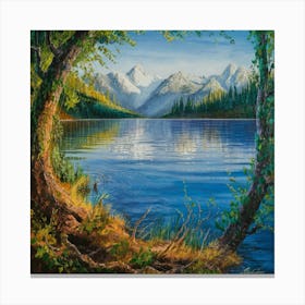 Lake View Canvas Print