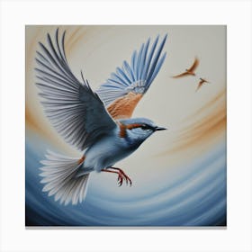 Bird In Flight 1 Canvas Print