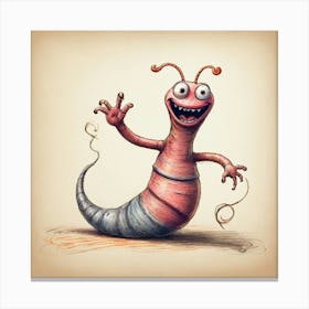 Worm! 1 Canvas Print