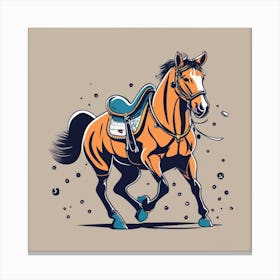 Horse Riding Canvas Print