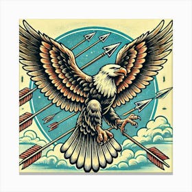 Tattoo Eagle 1 Canvas Print