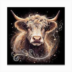 Highland Cow 4 1 Canvas Print