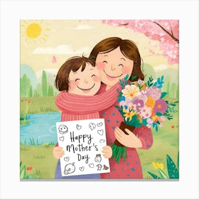Happy Mother'S Day 3 Canvas Print