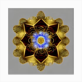 Fractal Flower Canvas Print