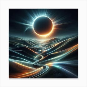 Eclipse Of The Sun 1 Canvas Print