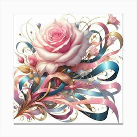 Pink Rose 6 Canvas Print