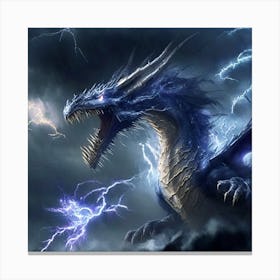 Lightning Dragon 3 Canvas Print