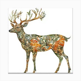 Deer.Generated AI. Wall Art Print Canvas Print