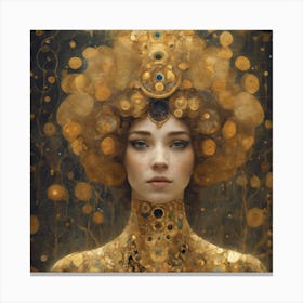 'Golden Woman' Canvas Print