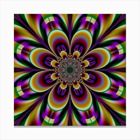 Abstract Flower Artwork Art Canvas Print