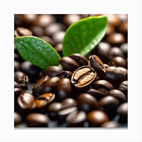 Coffee Beans 121 Canvas Print