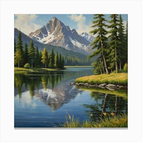 Mountain Lake 8 Canvas Print