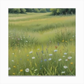 Meadow Art Print 3 Canvas Print