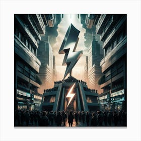 Lightning Bolt 19 Canvas Print