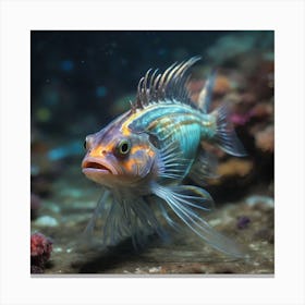 Colorful Ocean Fish 1 Canvas Print