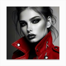 Red Jacket Canvas Print