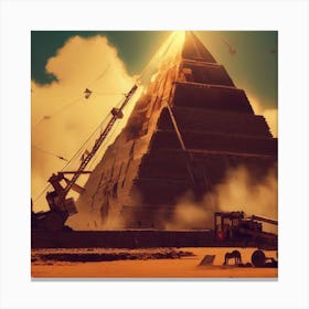 Pyramid Of Giza Canvas Print