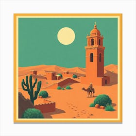 Moroccan Desert Canvas Print