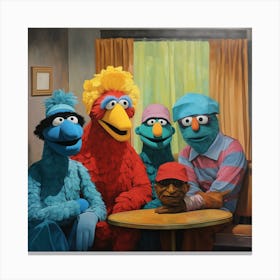 Sesame Street Canvas Print