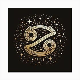 A Zodiac symbol, Cancer 1 Canvas Print