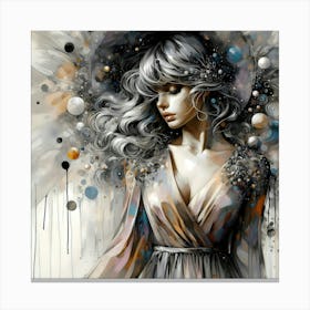 Portrait Artwork 76 Canvas Print