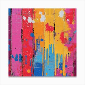 Graffiti Wall Art Canvas Print