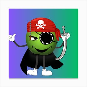 Pirate Fruit Canvas Print