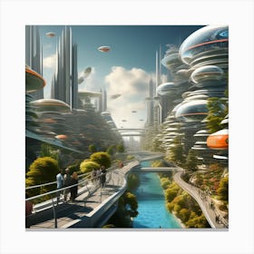 The Year 2050 Canvas Print