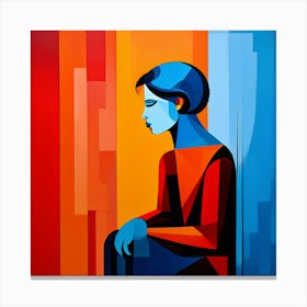 Abstract Loneliness Remarkable Canvas Print