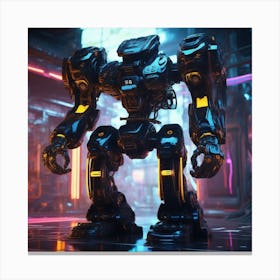 Futuristic Robot 75 Canvas Print