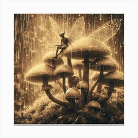 Fairy In The Rain 1 Canvas Print