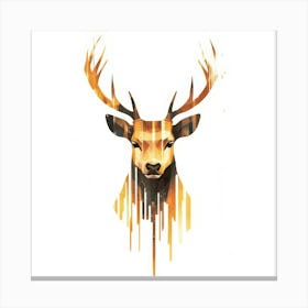 Deer Head 1 Canvas Print