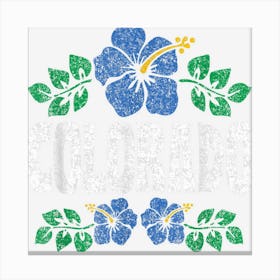 Colorado Flowers Distressed Color Print Leinwandbild