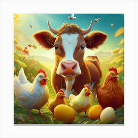 Country Life Canvas Print