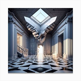 Ethereal Architecture Canvas Print