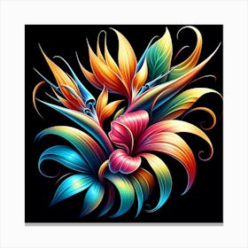 Bird Of Paradise Canvas Print