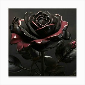 Black Rose Canvas Print