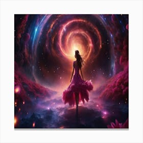 Dreamer In Space Canvas Print