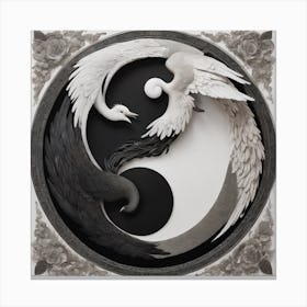 Yin And Yang Canvas Print