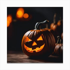 Halloween Pumpkins 2 Canvas Print