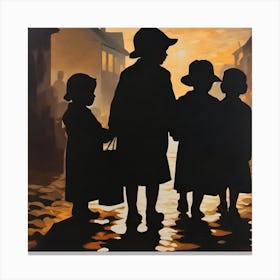 Dust bowl kids Canvas Print