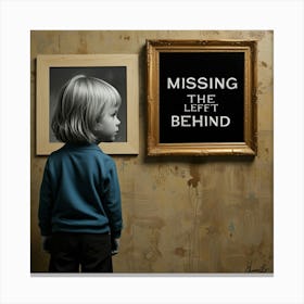 Leonardo Lightning Missing The Ones We Left Behind Art 0 Canvas Print