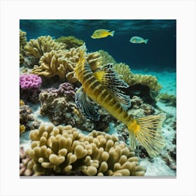 Coral Reef Fish Canvas Print