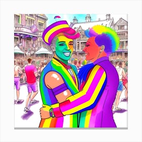 Rainbow Love Canvas Print